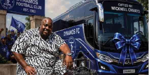 Dynamos waiting for bus from Chivayo