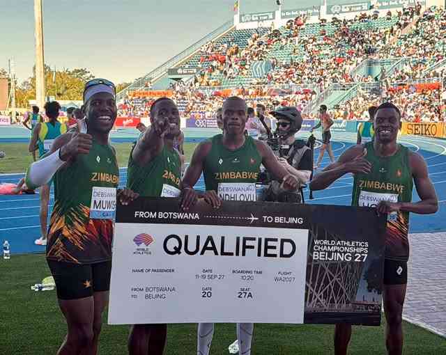 Zim 4x400m relay team wins World Champs spot