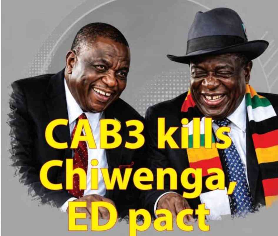 CAB3 kills Chiwenga, ED pact