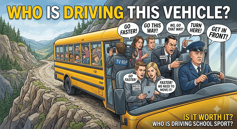 Who is driving this vehicle?