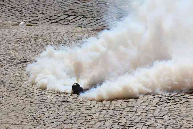 Tear gas terror in sex workers crackdown