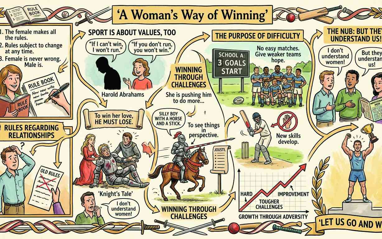 A woman’s way of winning