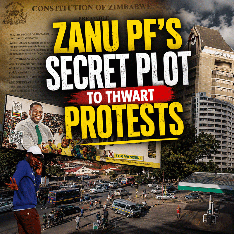 Zanu PF’s secret plot to thwart protests
