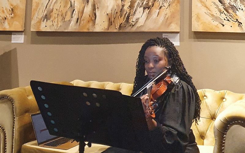 An upmarket restaurant brings fine art to fine dining